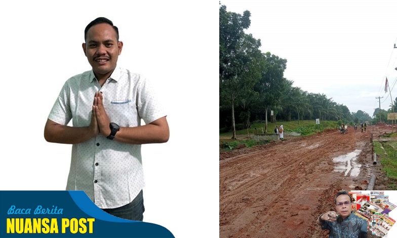 HM-Masibtira: Jalan Hancur  di Desa Urung Pane Akibat Proyek Jalan Tol, Hm-Masibtira Siap Blokir Jalan.