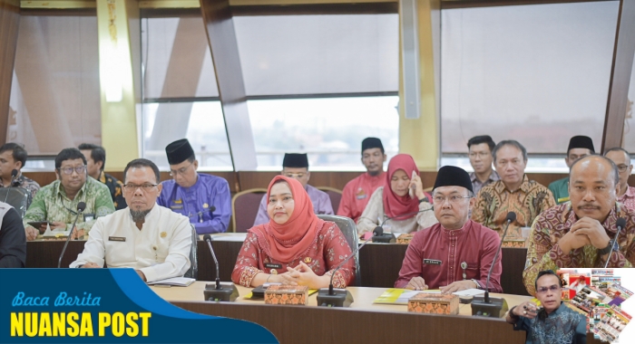 Bupati Bengkalis Hadiri Rapat Bersama Komisi IX DPR RI di Gedung Menara Lancang Kuning Pemprov Riau