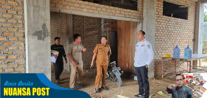 Bupati OKU Selatan Meninjau Progres Pembangunan Gedung RSUD