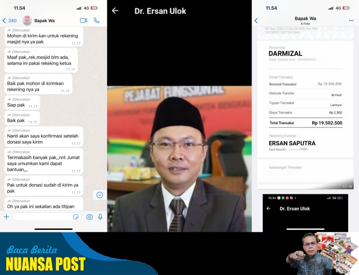 dr. Ersan Saputra : Hati-Hati Penipuan Mengatasnamakan Sekda Bengkalis Salurkan Bantuan