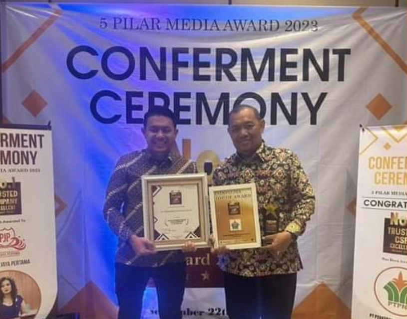 PTPN IV Raih No 1 Trusted CSR Excellent Award 2023