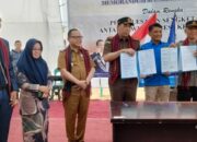 PWI Mesuji MoU Penyelesaian Sengketa Pers dan Resmikan Kantor Sekretariat