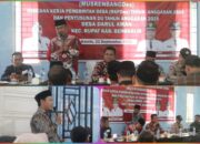 Camat Rupat Bersama PJ Kades Darul Aman Resmi Membuka Musrenbang RKPDes Desa Darul Aman