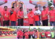 Buka Turnamen Sepak Bola Piala Bupati IGORNAS Cup II, Bupati Hj.Kasmarni Minta Jaring Bibit Sepak Bola Untuk Dibina