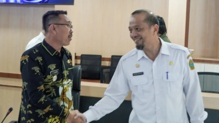 Bupati H.Edimin Hadiri Rapat Tentang Tapal Batas Wilayah Kabupaten Labuhanbatu Selatan dan Labuhanbatu