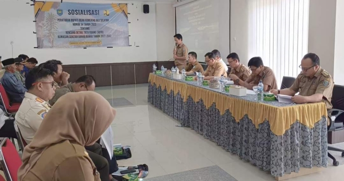 Rapat Sosialisasi Kawasan Danau Ranau Berbasis Pertanian Dan Wisata Melalui RDTR 2022-204