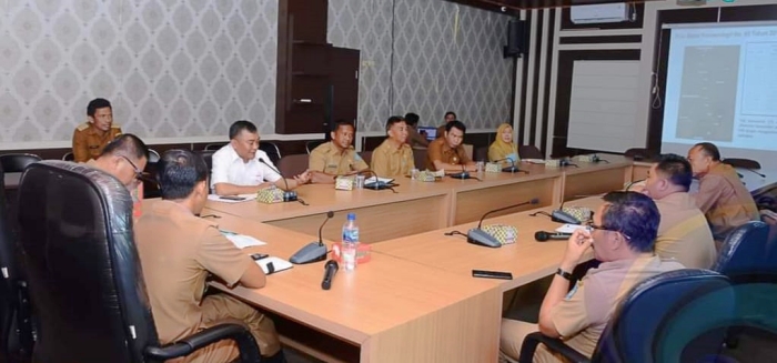 Asisten I Setda Kab.OKU Selatan Pimpin Rapat Persiapan Pemasangan Pilar Batas Wilayah Sumsel Dengan Lampung