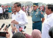 Prabowo Subianto Dampingi Presiden  Jokowi Lepas 51,5 Ton Bantuan Kemanusiaan Indonesia untuk Palestina