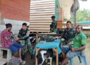 Wujud Kepedulian di Bulan Penuh Kasih, Satgas Yonif 122/TS Berikan Pelayanan Kesehatan Gratis dan Bagikan Sembako Kepada Masyarakat Binaan