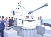 Bakamla RI Uji Fungsi Senjata Meriam 30 MM