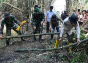 Cegah Banjir, Kodim 0726/Sukoharjo Gelar Karya Bakti TNI, Normalisasi & Bersihkan Sungai Langsur