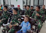 Sukacita di Perbatasan RI-PNG, Satgas Yonif 122/TS Ikut Memeriahkan Perayaan Malam Natal Bersama Masyarakat