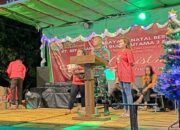 Satgas Pamtas Yonarmed 10/ Bradjamusti Hadiri Perayaan Natal di Perbatasan RI-MLY