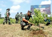 Sambut Hari Juang TNI AD Ke-78, Kodim 1012/Buntok Laksanakan Penanaman Pohon Dan Pembersihan Serentak di Jajaran