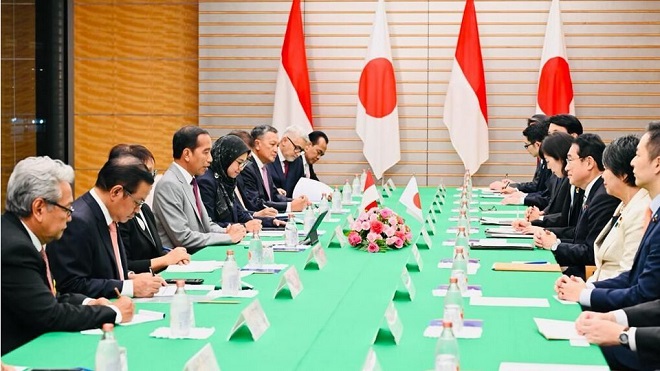 Presiden Jokowi dan PM Kishida Bahas Kerja Sama Bilateral Sejumlah Bidang hingga Isu Palestina