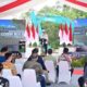 Panglima TNI Mendampingi Presiden RI Groundbreaking Kodim IKN