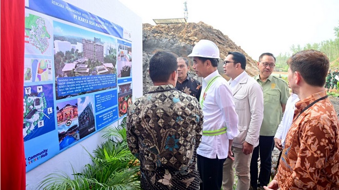 Presiden Jokowi Apresiasi Pembangunan Hotel Bintang Tiga dan Restoran Pertama di IKN