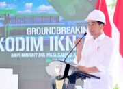 Groundbreaking Kodim IKN, Presiden Jokowi: Harus Jadi Contoh Kodim di Seluruh Tanah Air