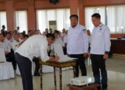 Serentak, ASN di Kab.OKI Deklarasi Netralitas Pemilu 2024