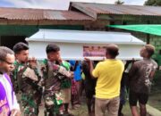 Gerak Cepat Satgas Yonif 122/TS Bantu Proses Pemakaman Warga