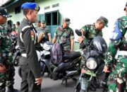 Budayakan Tertib Lalu Lintas dan tekan pelanggaran, Denpom IV/4 Surakarta  Periksa Kendaraan Anggota Kodim 0726/Sukoharjo