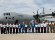 Pangkoops Udara I Sambut Kedatangan Pesawat Super Hercules C-130J di Lanud Halim Perdanakusuma