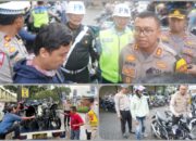 Polres Tasikmalaya Kota dan TNI Gelar Razia Gabungan, Antisipasi Berandalan Motor dan Memberantas  Knalpot Bising