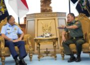 Tingkatkan Fungsi Penerangan TNI, Kapuspen TNI Kunjungi Kasau Awali Program Kerja 100 Hari Pertama