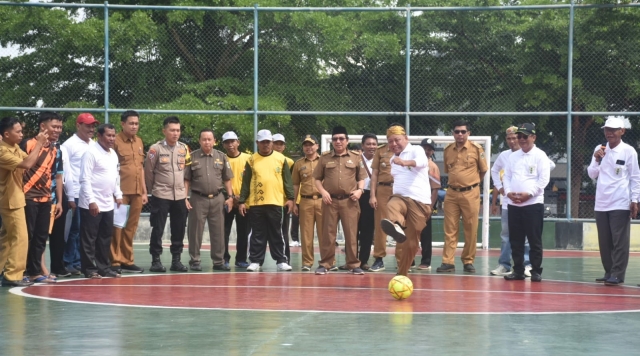 Turnamen Futsal Kerukunan Umat Beragama ( FKUB ) Dibuka Langsung oleh Dawam Rahardjo