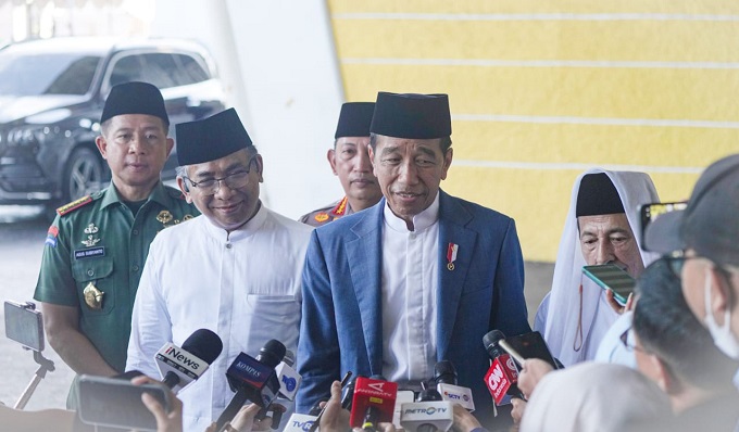 Panglima TNI Dampingi Presiden RI Hadiri Harlah ke-101 Nahdlatul Ulama dan Muslimat NU ke-78