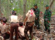 Cetak Generasi Unggul, Koramil 15/ Andong Boyolali Terjun Latih Pramuka