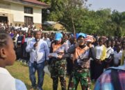 Cegah Kekerasan Terhadap Wanita Dan Anak Afrika, Female Peacekeepers Indo RDB Laksanakan Night Vehicle Patrol