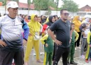 Dalam Rangka Peringatan Hari Ibu Ke-95, Masyarakat OKU Selatan Ikuti Jalan Sehat Dan Senam Bersama