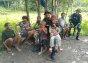 Satgas Yonif 122/TS Berikan Pelayanan Kesehatan di Kampung Kalibom