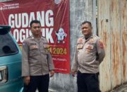 Ops Mantap Brata Lodaya 2024, Polsek Kawalu Polres Tasik Kota Gelar Patroli dan Pantau Kegiatan di Gudang Logistik KPU