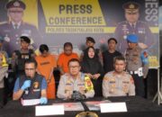 Kapolres  Tasikmalaya Kota Pimpin Press Release Kasus Tindak Pidana Pengeroyokan dan Penganiayaan Mengakibatkan Korban Meninggal Dunia