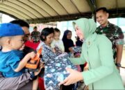 Susuri Sungai Barito, Dandim 1012/Btk Bantu Anak Stunting Dan Silaturahmi Bersama Anggota Koramil Jajaran