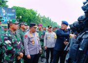 Panglima TNI dan Kapolri Cek Kesiapan Pasukan Pengamanan Pemilu 2024 di Silang Monas