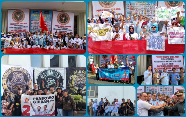 Ketum Gernas GNPP PRABOWO GIBRAN Anton Charliyan Deklarasikan Pemilu Damai Jaga NKRI Bersama 163 Komunitas Relawan Dalam Wadah Rumah Bersama Rakyat Jabar