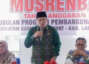 Membuka Musrenbang Kecamatan Kampung Rakyat, Wabup H. Ahmad Padli Tanjung, S.Ag  : Musrenbang Menjadi Media Interaktif Bagi Seluruh Masyarakat