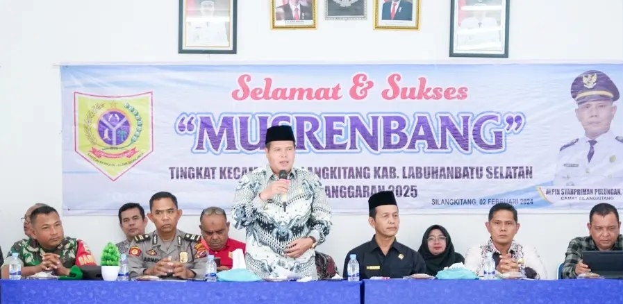 Wabup Labuhanbatu Selatan Membuka Musrenbang Kecamatan Silangkitang