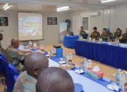 Satgas Kizi TNI Konga XX-T Terima Kunjungan Deputy Force Commander Monusco