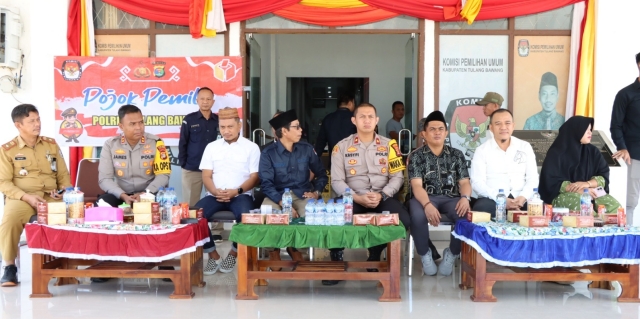 Polres Tulang Bawang Gelar TWG dan Latihan Dalmas di Kantor KPU, Ini Tujuan Utamanya