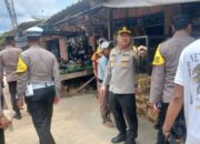 Kapolres Mesuji Melakukan Ketersedian Bahan Pokok di Beberapa Pasar Tradisional