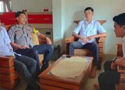 Bhabinkamtibmas Polsek Cikijing Beri Imbauan dan Jalin Kemitraan dengan Perangkat Desa