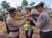 Kapolres Tasikmalaya Kota Didampingi Dandim 0612,  Pimpin Pelaksanaan Apel Gelar Pasukan Ops Keselamatan Lodaya T.A 2024