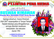 Jajaran Direksi PT,LINTAS PENA MEDIA Turut Berduka Cita Atas Wafatnya Bapak Ruswan Himawan Kabiro NUANSA POST Kota Banjar