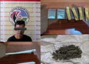 Pria Pengedar Sabu dan Ganja Diamankan Satnarkoba Polres Tasikmalaya Kota