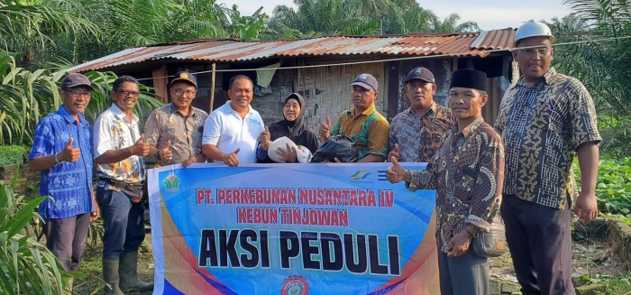 PTPN IV Regional II Kebun Tinjowan & SPBUN Gelar Jumat Berkah dan Santuni Kaum Dhuafa