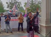 Koalisi Penyelamat Pilar Demokrasi di Jambi Demo Tolak RUU Penyiaran